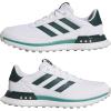 imageadidas Mens S2G Spikeless 24 Golf ShoesFootwear WhiteAurora IvyPreloved Teal