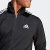 imageadidas Mens Size Basic 3Stripes Tricot Track SuitBlack 2023