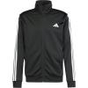 imageadidas Mens Size Basic 3Stripes Tricot Track SuitBlack