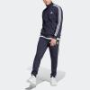 imageadidas Mens Size Basic 3Stripes Tricot Track SuitInkWhite