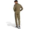 imageadidas Mens Size Basic 3Stripes Tricot Track SuitOlive Strata