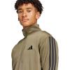 imageadidas Mens Size Basic 3Stripes Tricot Track SuitOlive Strata