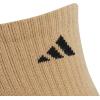 imageadidas Mens Socks Athletic Cushioned Quarter 3Pack Compression MoistureWicking Comfortable DurableBeige ToneBlanch CargoBlack