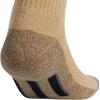 imageadidas Mens Socks Athletic Cushioned Quarter 3Pack Compression MoistureWicking Comfortable DurableBeige ToneBlanch CargoBlack