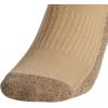 imageadidas Mens Socks Athletic Cushioned Quarter 3Pack Compression MoistureWicking Comfortable DurableBeige ToneBlanch CargoBlack