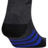 imageadidas Mens Socks Athletic Cushioned Quarter 3Pack Compression MoistureWicking Comfortable DurableBlackOnix GreyBetter Scarlet