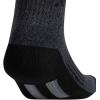 imageadidas Mens Socks Athletic Cushioned Quarter 3Pack Compression MoistureWicking Comfortable DurableBlackOnix GreyGrey