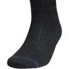imageadidas Mens Socks Athletic Cushioned Quarter 3Pack Compression MoistureWicking Comfortable DurableBlackOnix GreySonic Ink Blue