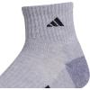 imageadidas Mens Socks Athletic Cushioned Quarter 3Pack Compression MoistureWicking Comfortable DurableCool Light HeatherGreyBlack