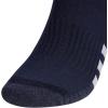 imageadidas Mens Socks Athletic Cushioned Quarter 3Pack Compression MoistureWicking Comfortable DurableLegend Ink BlueWhiteGrey
