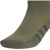 imageadidas Mens Socks Athletic Cushioned Quarter 3Pack Compression MoistureWicking Comfortable DurableOlive Strata GreenWhiteOnix Grey