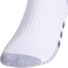 imageadidas Mens Socks Athletic Cushioned Quarter 3Pack Compression MoistureWicking Comfortable DurableWhiteGreyOnix Grey