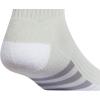 imageadidas Mens Socks Athletic Cushioned Quarter 3Pack Compression MoistureWicking Comfortable DurableWonder SilverBlackWonder Beige