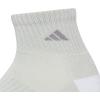 imageadidas Mens Socks Athletic Cushioned Quarter 3Pack Compression MoistureWicking Comfortable DurableWonder SilverBlackWonder Beige