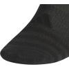 imageadidas Mens Superlite 30 Super No Show Socks 6Pair Ultra LowProfile Arch Compression for Secure FitBlackNight Grey