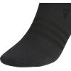 imageadidas Mens Superlite No Show Socks with Arch Compression Athletic Durable Lightweight Breathable 6PackBlackNight Grey