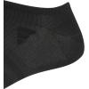 imageadidas Mens Superlite No Show Socks with Arch Compression Athletic Durable Lightweight Breathable 6PackBlackNight Grey