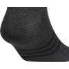 imageadidas Mens Superlite No Show Socks with Arch Compression Athletic Durable Lightweight Breathable 6PackOnix GreyBlack