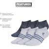 imageadidas Mens Superlite No Show Socks with Arch Compression Athletic Durable Lightweight Breathable 6PackPreloved Ink BlueLegend Ink BlueCool Light Heather