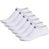 imageadidas Mens Superlite No Show Socks with Arch Compression Athletic Durable Lightweight Breathable 6PackWhiteBlack20