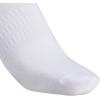 imageadidas Mens Superlite No Show Socks with Arch Compression Athletic Durable Lightweight Breathable 6PackWhiteBlackOnix Grey