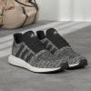 imageadidas Mens Swift Run Gymnastics ShoesBlackBlackWhite