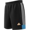imageadidas Mens Tall Size House of Tiro Nations Pack ShortsBlackLight BlueWhite
