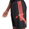imageadidas Mens Tall Size House of Tiro Nations Pack ShortsBlackPure RubyLucid Red