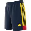 imageadidas Mens Tall Size House of Tiro Nations Pack ShortsCollegiate NavyImpact YellowBetter Scarlet