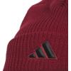 imageadidas Mens Team Issue Beanie Standard Fit Cuffed Acrylic Knit HatCap for WinterCollegiate BurgundyBlack20