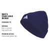 imageadidas Mens Team Issue Beanie Standard Fit Cuffed Acrylic Knit HatCap for WinterDark BlueWhite20