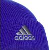 imageadidas Mens Team Issue Beanie Standard Fit Cuffed Acrylic Knit HatCap for WinterSemi Lucid BlueGrey
