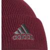 imageadidas Mens Team Issue Beanie Standard Fit Cuffed Acrylic Knit HatCap for WinterShadow RedOnix Grey