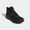 imageadidas Mens Terrex AX4 Mid GoreTex Hiking ShoeCore BlackCarbonGrey Four