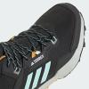 imageadidas Mens Terrex AX4 Mid GoreTex Hiking ShoeCore BlackSemi Flash AquaPreloved Yellow