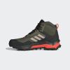 imageadidas Mens Terrex AX4 Mid GoreTex Hiking ShoeOlive StrataWonder BeigeBlack