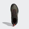 imageadidas Mens Terrex AX4 Mid GoreTex Hiking ShoeOlive StrataWonder BeigeBlack