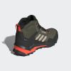 imageadidas Mens Terrex AX4 Mid GoreTex Hiking ShoeOlive StrataWonder BeigeBlack