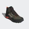imageadidas Mens Terrex AX4 Mid GoreTex Hiking ShoeOlive StrataWonder BeigeBlack