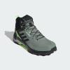 imageadidas Mens Terrex AX4 Mid GoreTex Hiking ShoeSilver GreenBlackCrystal Jade