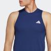 imageadidas Mens Training Essentials Feel Ready Logo Sleeveless TShirtDark BlueWhite