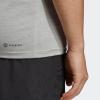 imageadidas Mens Training Essentials Feel Ready Logo Sleeveless TShirtMedium Grey HeatherWhiteBlack