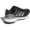 imageadidas Mens Traxion Response Golf ShoeCore BlackIron MetSilver Met