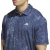 imageadidas Mens Ultimate365 Printed Golf Polo ShirtCollegiate Navy