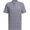 imageadidas Mens Ultimate365 Printed Golf Polo ShirtCollegiate NavyWhite