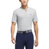 imageadidas Mens Ultimate365 Printed Golf Polo ShirtCrystal JadePreloved Ink