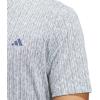 imageadidas Mens Ultimate365 Printed Golf Polo ShirtCrystal JadePreloved Ink