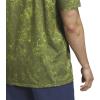 imageadidas Mens Ultimate365 Printed Golf Polo ShirtOlive Strata
