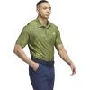 imageadidas Mens Ultimate365 Printed Golf Polo ShirtOlive Strata