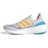 imageadidas Mens Ultraboost Light Running ShoeDash GreyFlash OrangeLucid Cyan